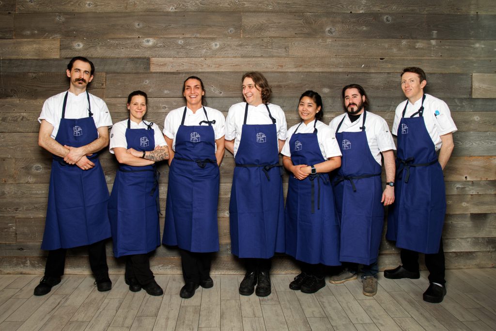 Culinary team at Elora Mill